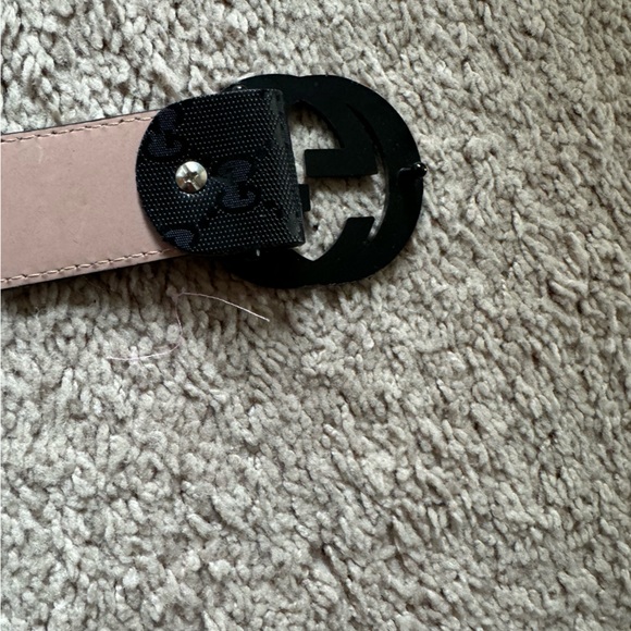 Leather GG Monogram Imprime belt main image 7